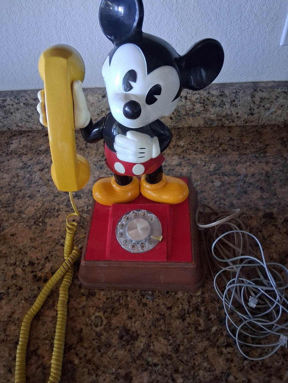 Disney Red Plastic Radio/Device Housing